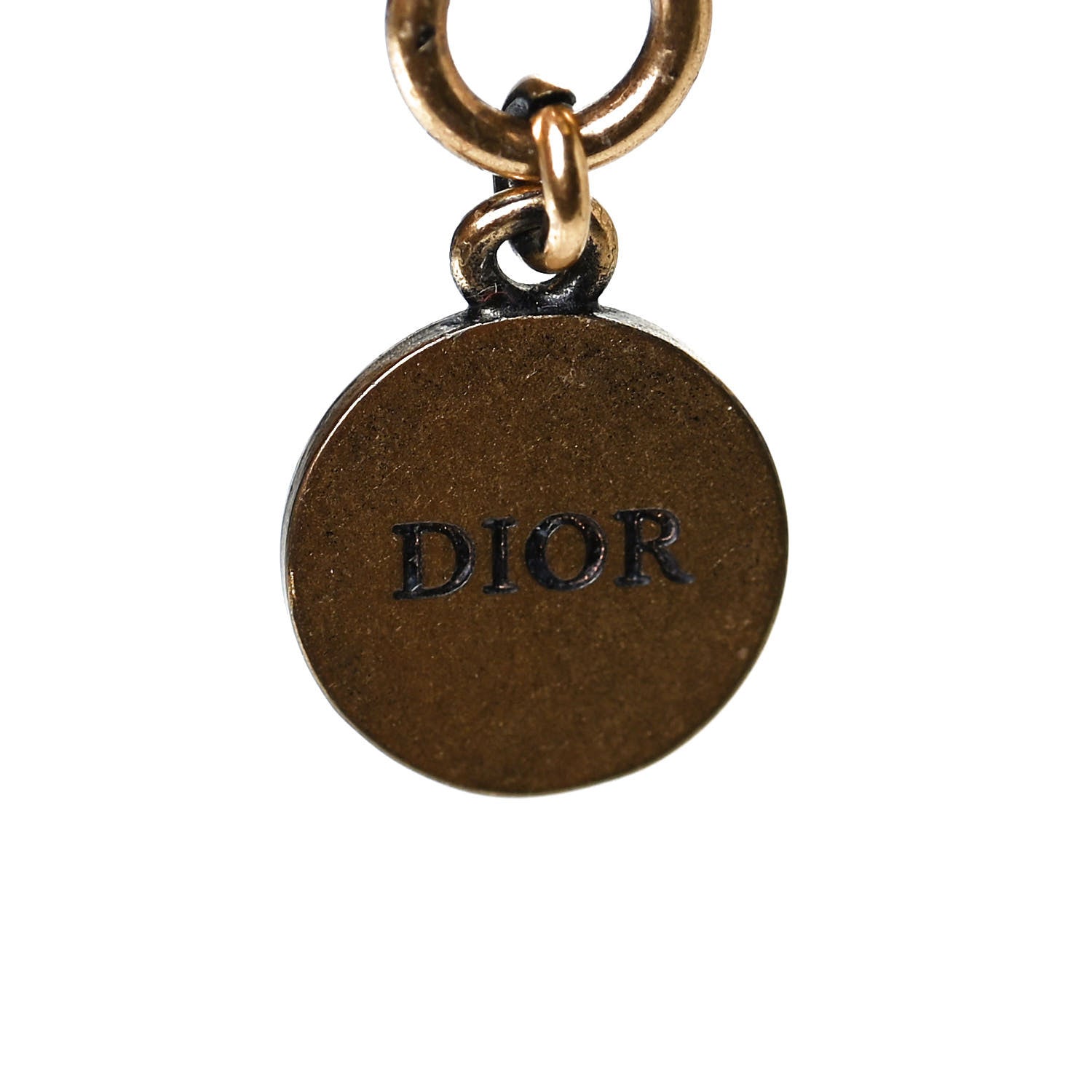 Christian Dior Metal Star J'adior Multi Strand Necklace Aged Gold 4 of 4