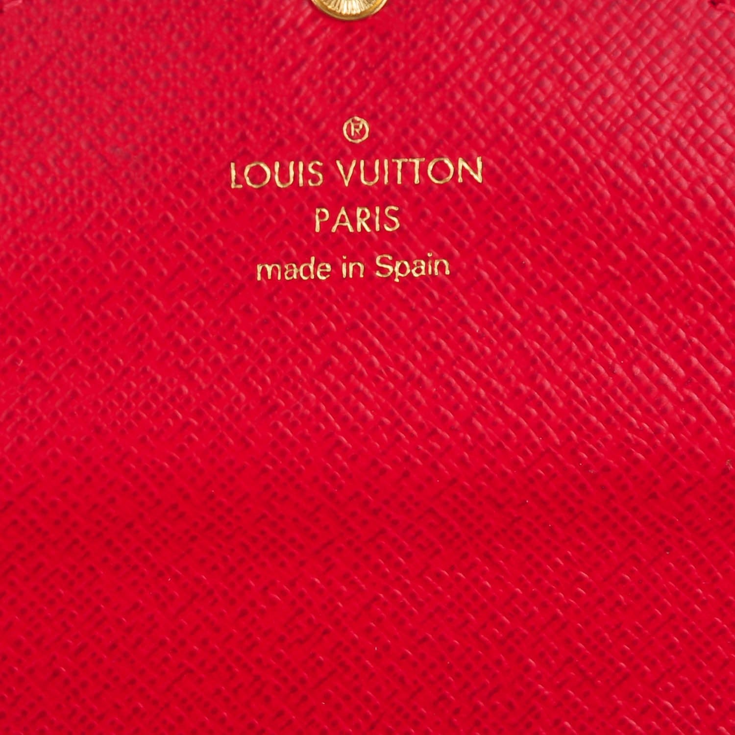 Louis Vuitton Damier Ebene Josephine Wallet Red 6 of 7