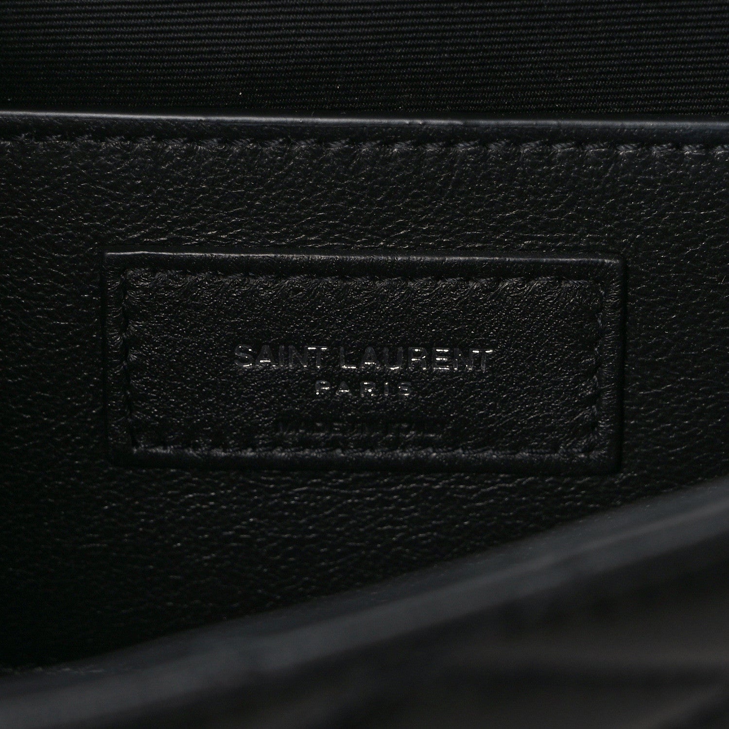 Saint Laurent Lambskin Quilted Kate Clutch Black 6 of 9