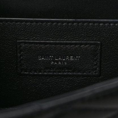 Saint Laurent Lambskin Quilted Kate Clutch Black 6 of 9
