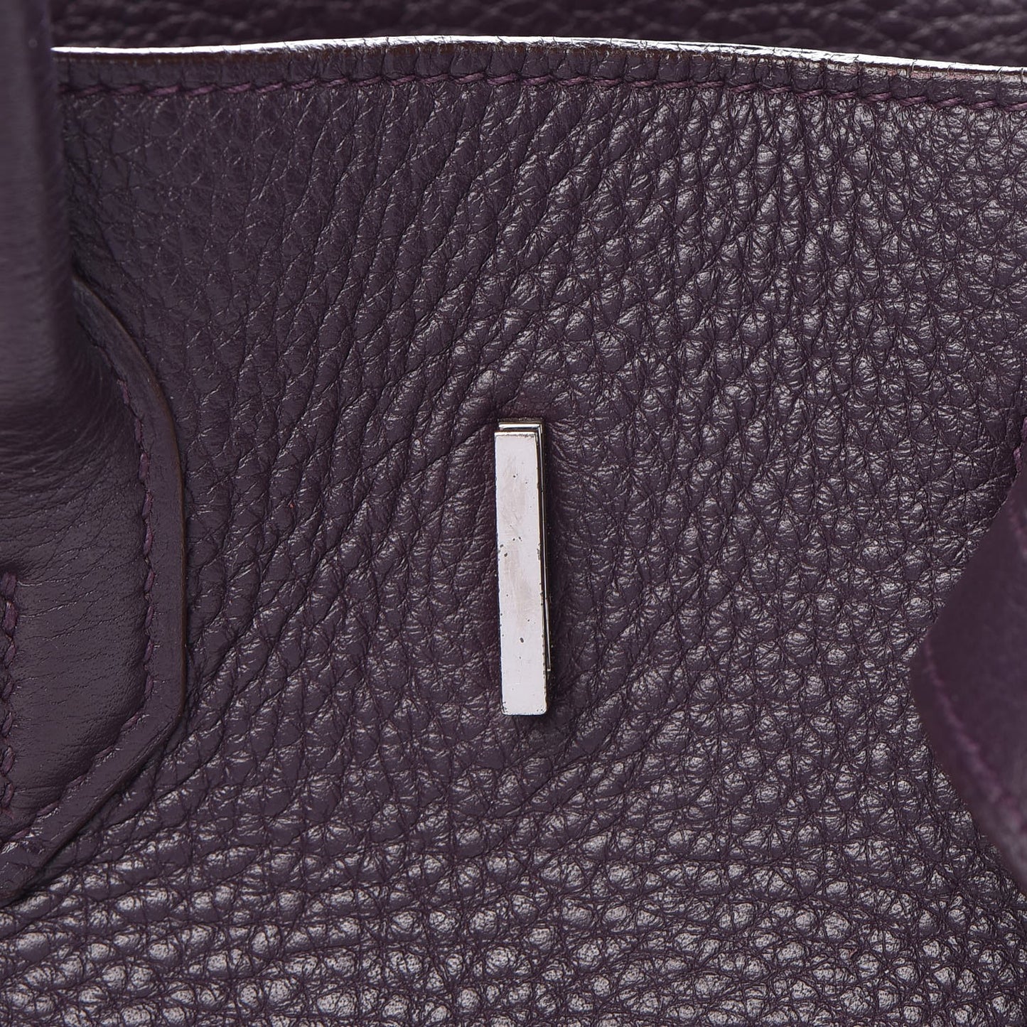 Taurillon Clemence Birkin 35 Raisin