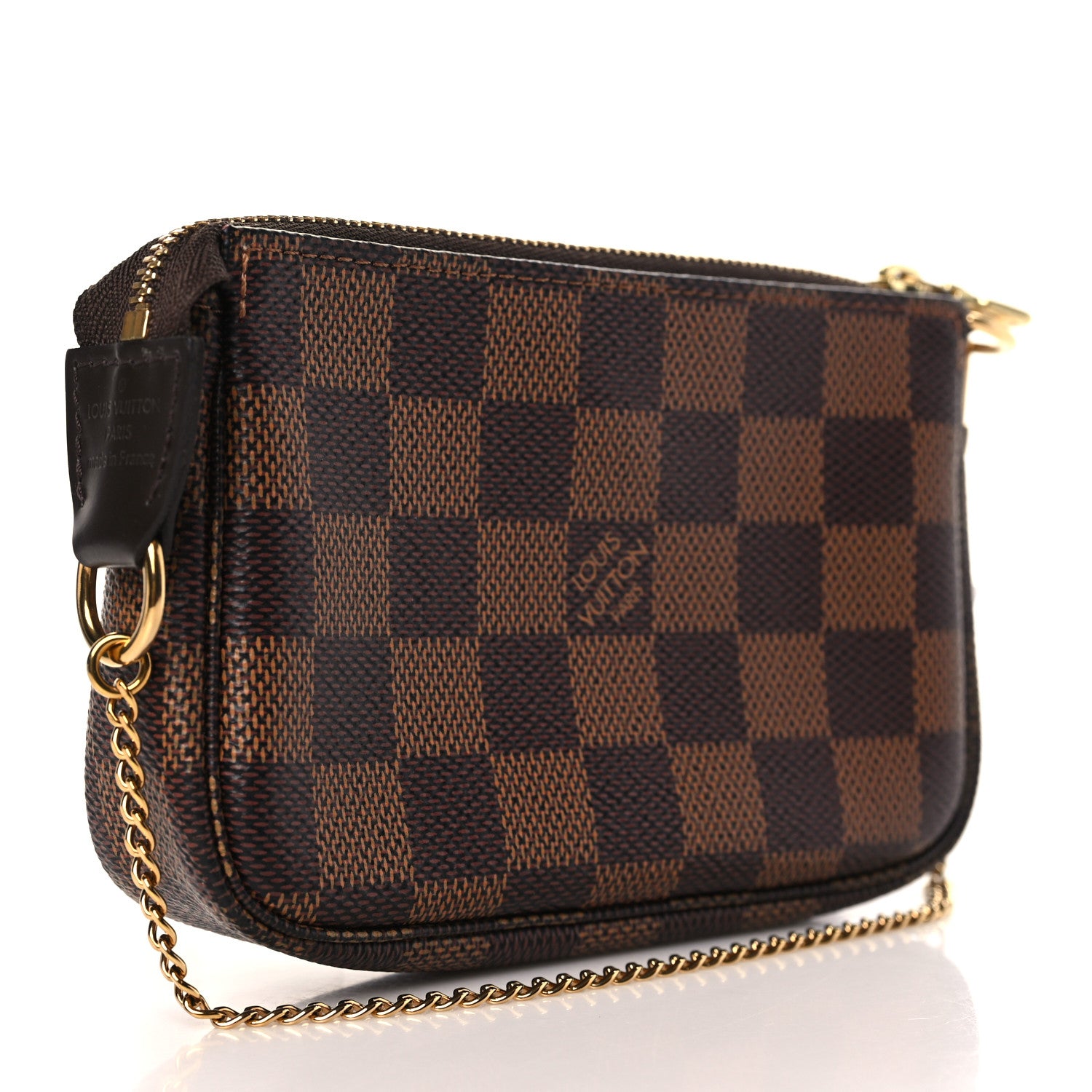 Louis Vuitton Damier Ebene Mini Pochette Accessories 2 of 8