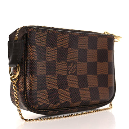 Louis Vuitton Damier Ebene Mini Pochette Accessories 2 of 8
