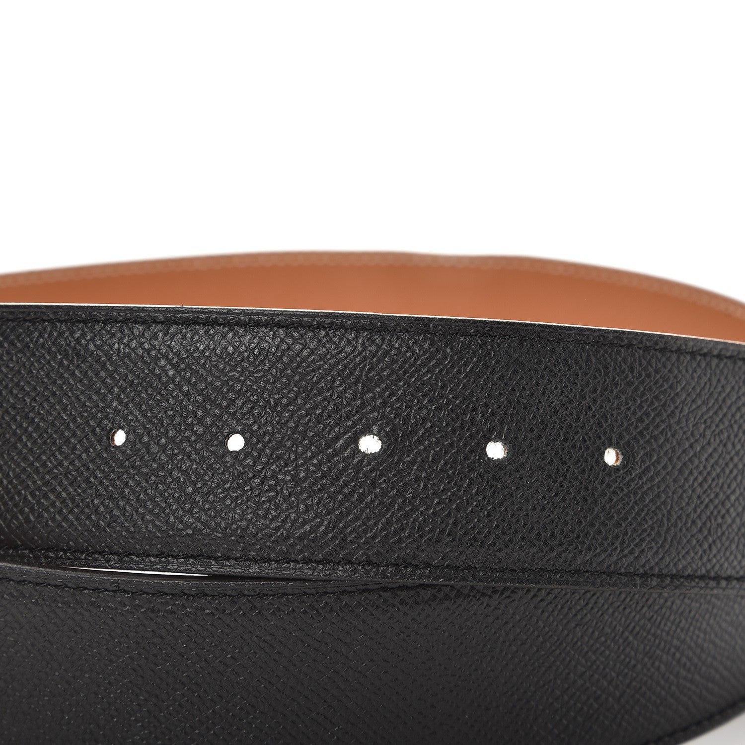 Hermes Epsom 42mm Constance 2 H Belt 80 Gold Black 5 of 8