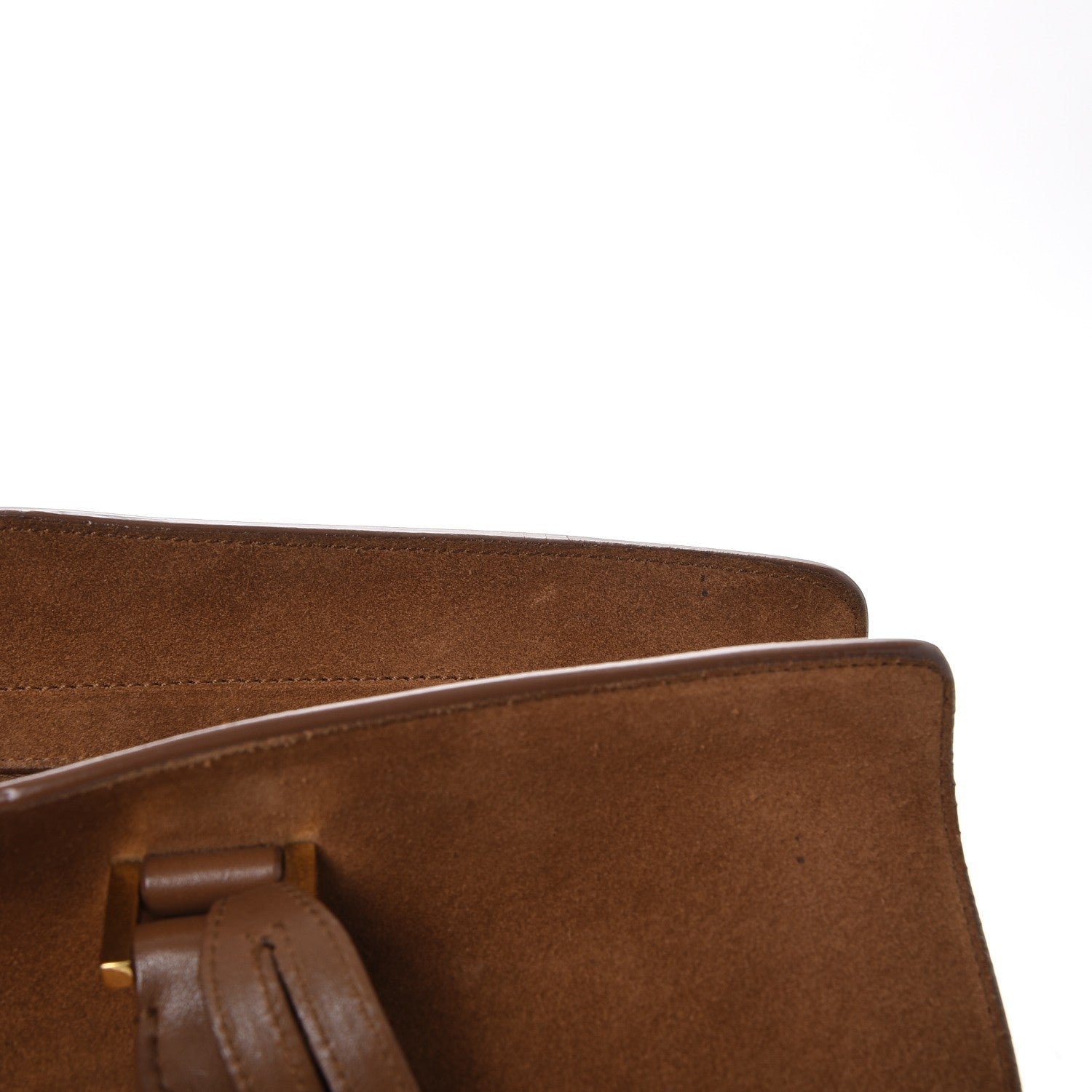 Saint Laurent Suede Medium Classic Y Cabas Light Ocre 9 of 26