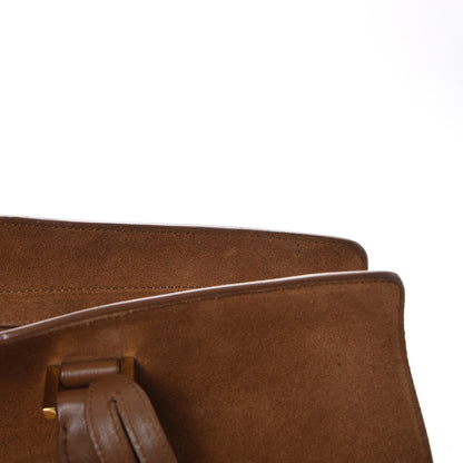 Saint Laurent Suede Medium Classic Y Cabas Light Ocre 9 of 26