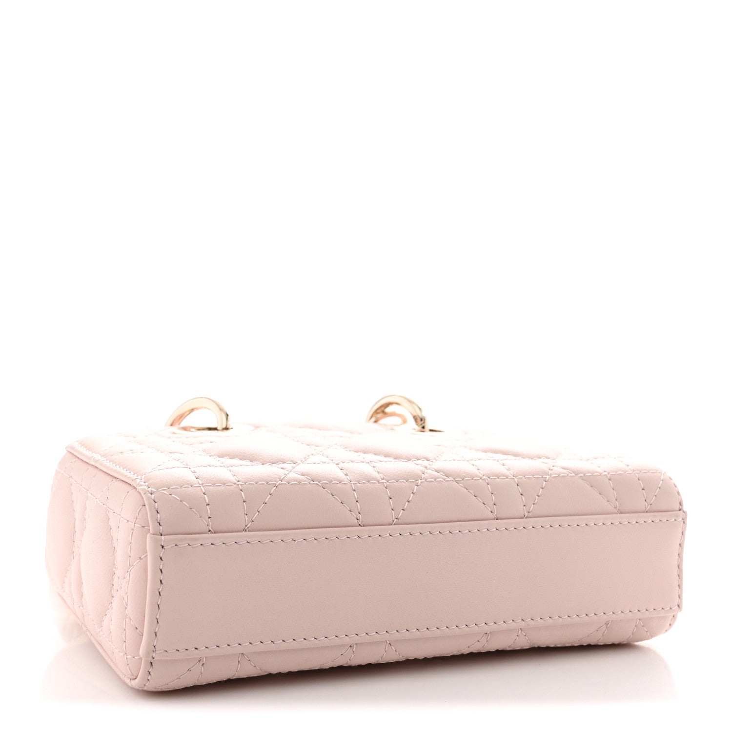 Christian Dior Lambskin Cannage Micro Lady D-Joy Powder Pink 4 of 11