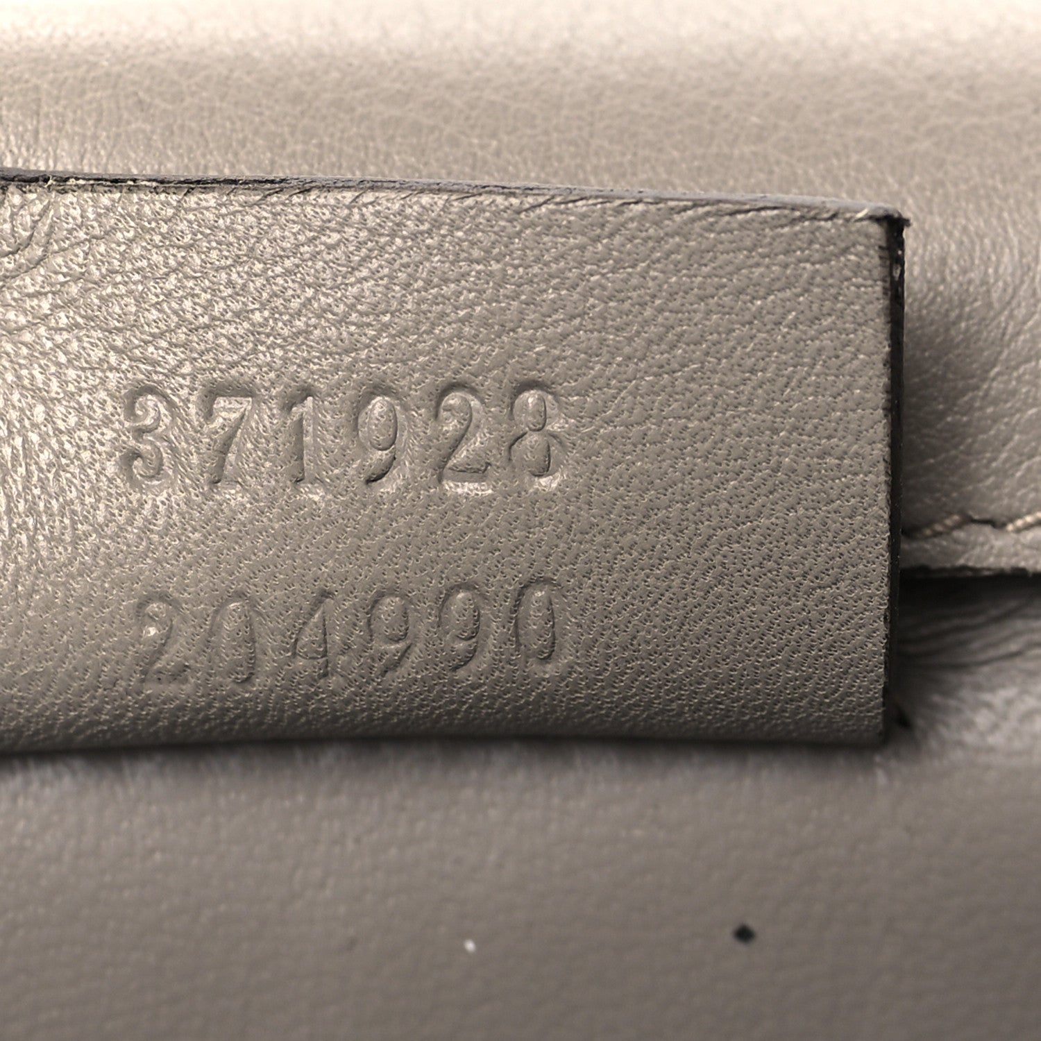 Gucci Satin Crystal Embellished Clutch Grey 7 of 12