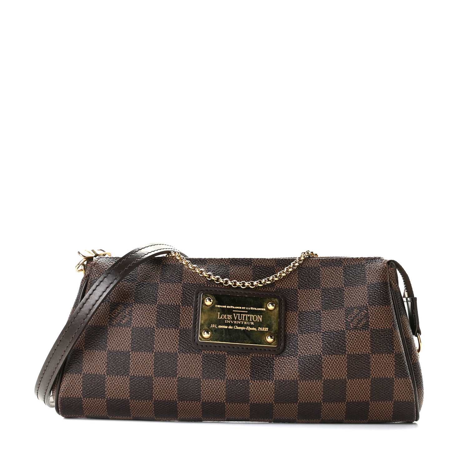 Damier Ebene Eva Clutch