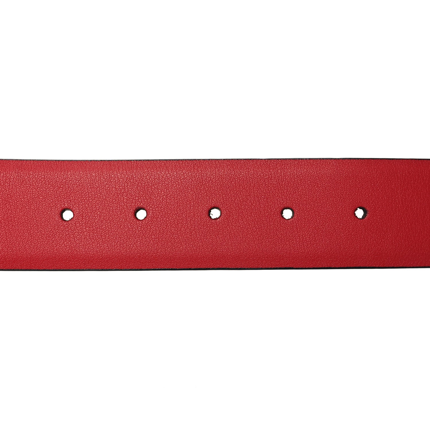 Valentino Garavani Glossy Calfskin VLogo Reversible 40mm Belt 95 38 Black Rouge Pur 3 of 5