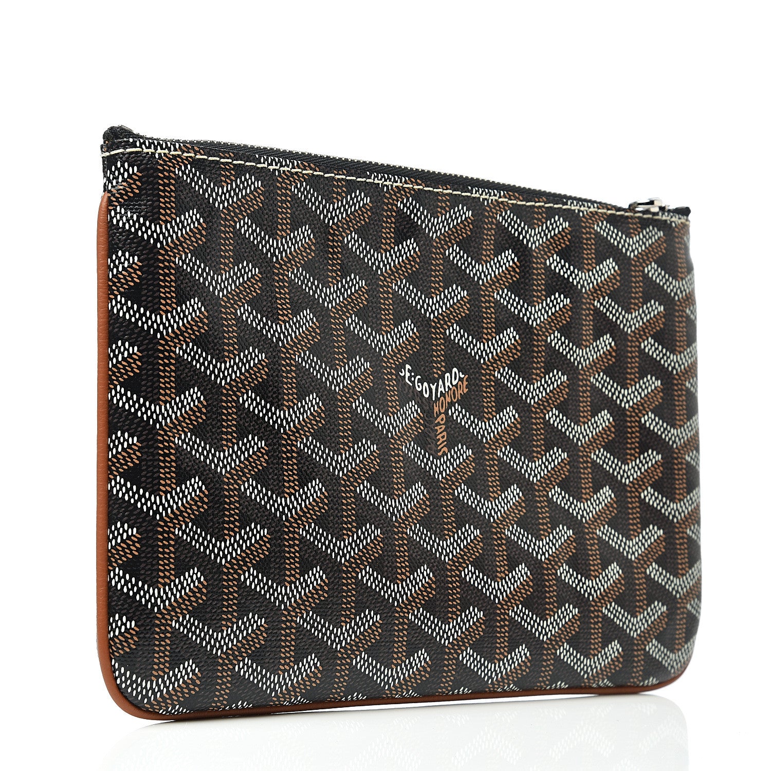 Goyard Goyardine Senat Pochette PM Black Gold 2 of 6