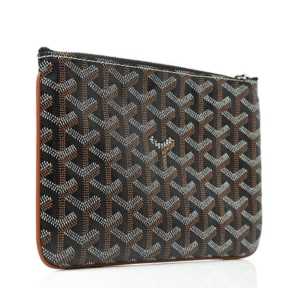Goyard Goyardine Senat Pochette PM Black Gold 2 of 6