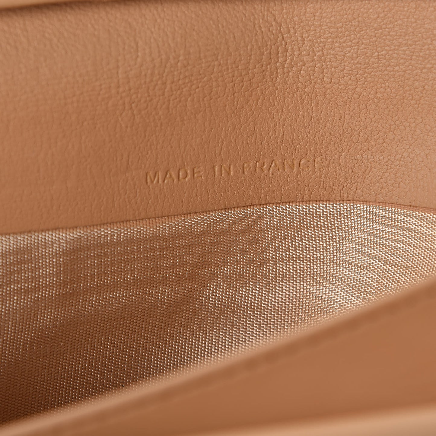 Caviar Timeless CC French Wallet Beige
