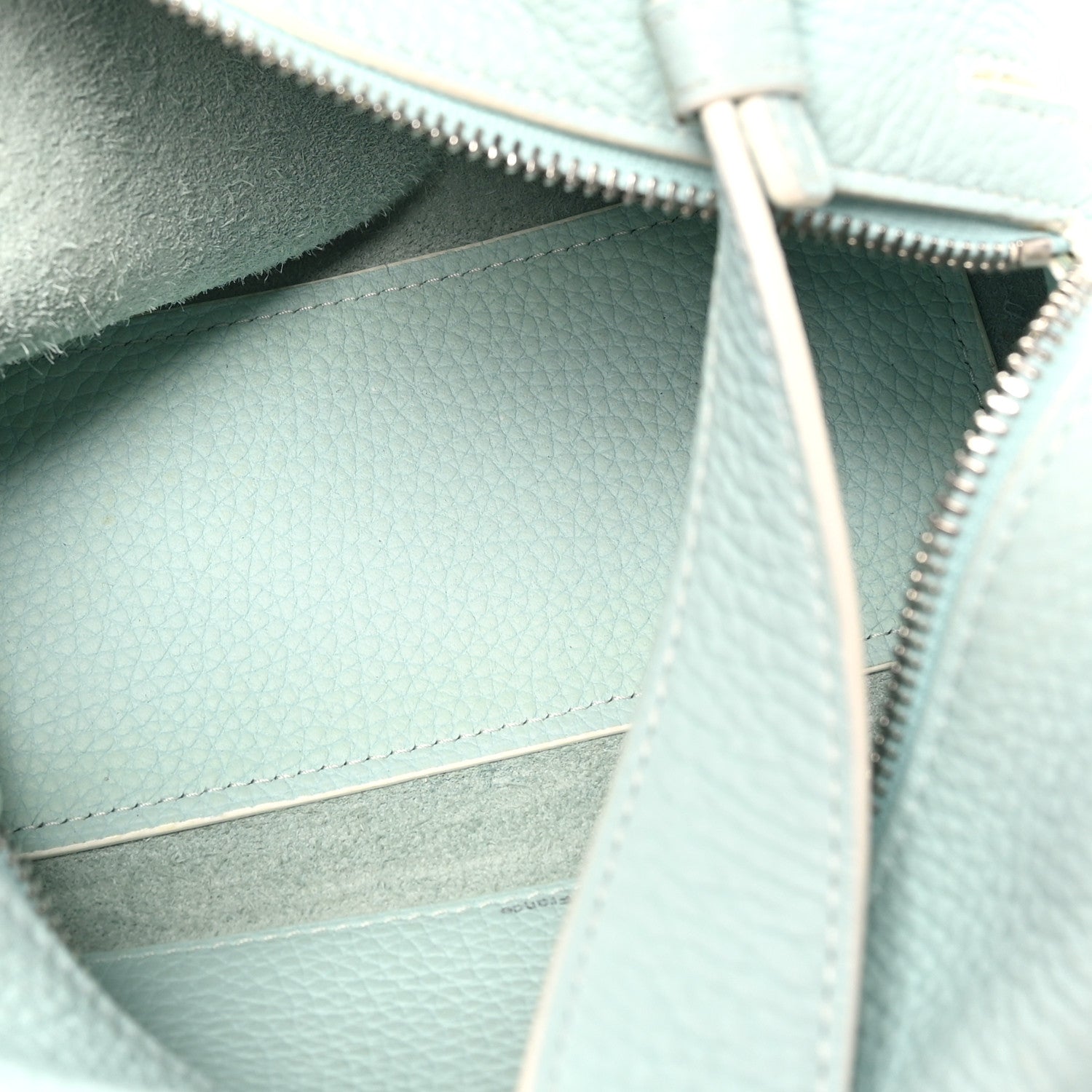 Delvaux Taurillon Soft Mini Cool Box Satchel Light Blue 5 of 9