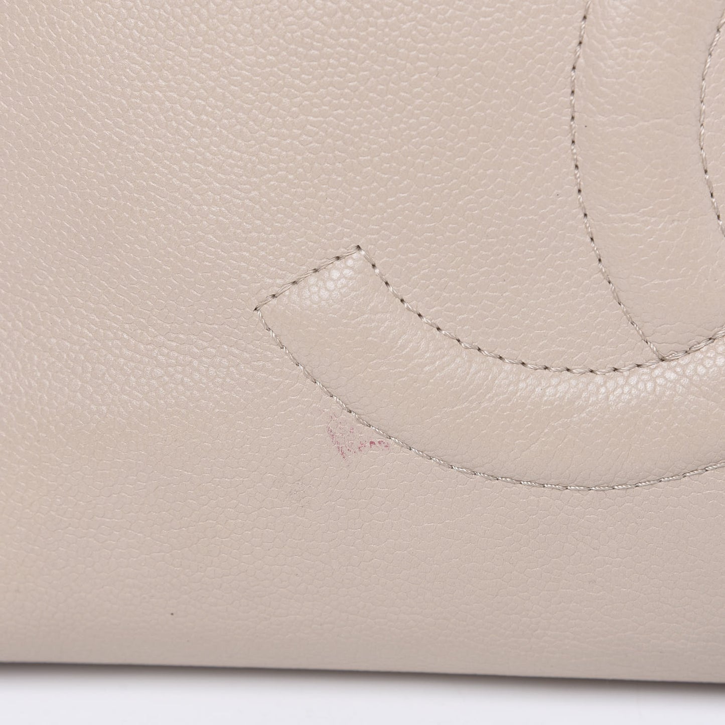 Caviar Executive Cerf Shopper Tote Beige