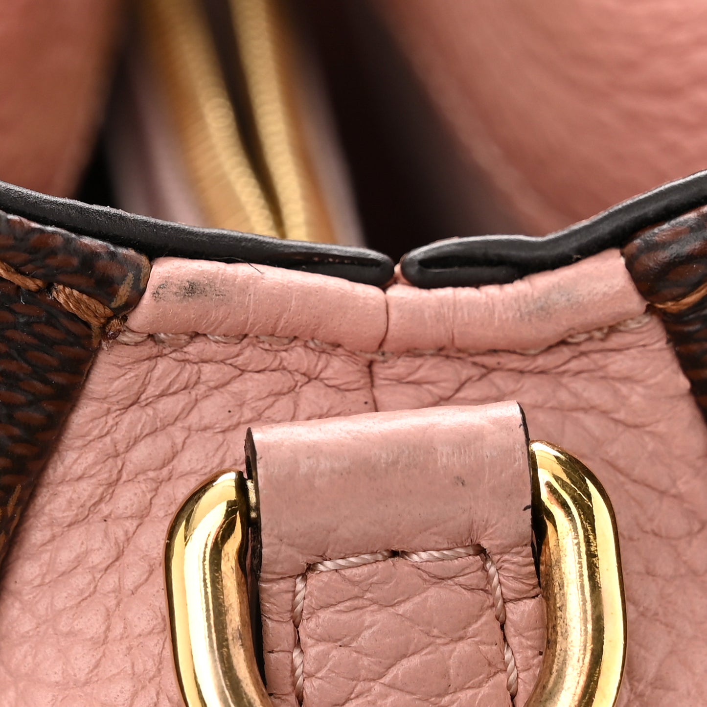 Damier Ebene Cuir Taurillon Brittany Magnolia
