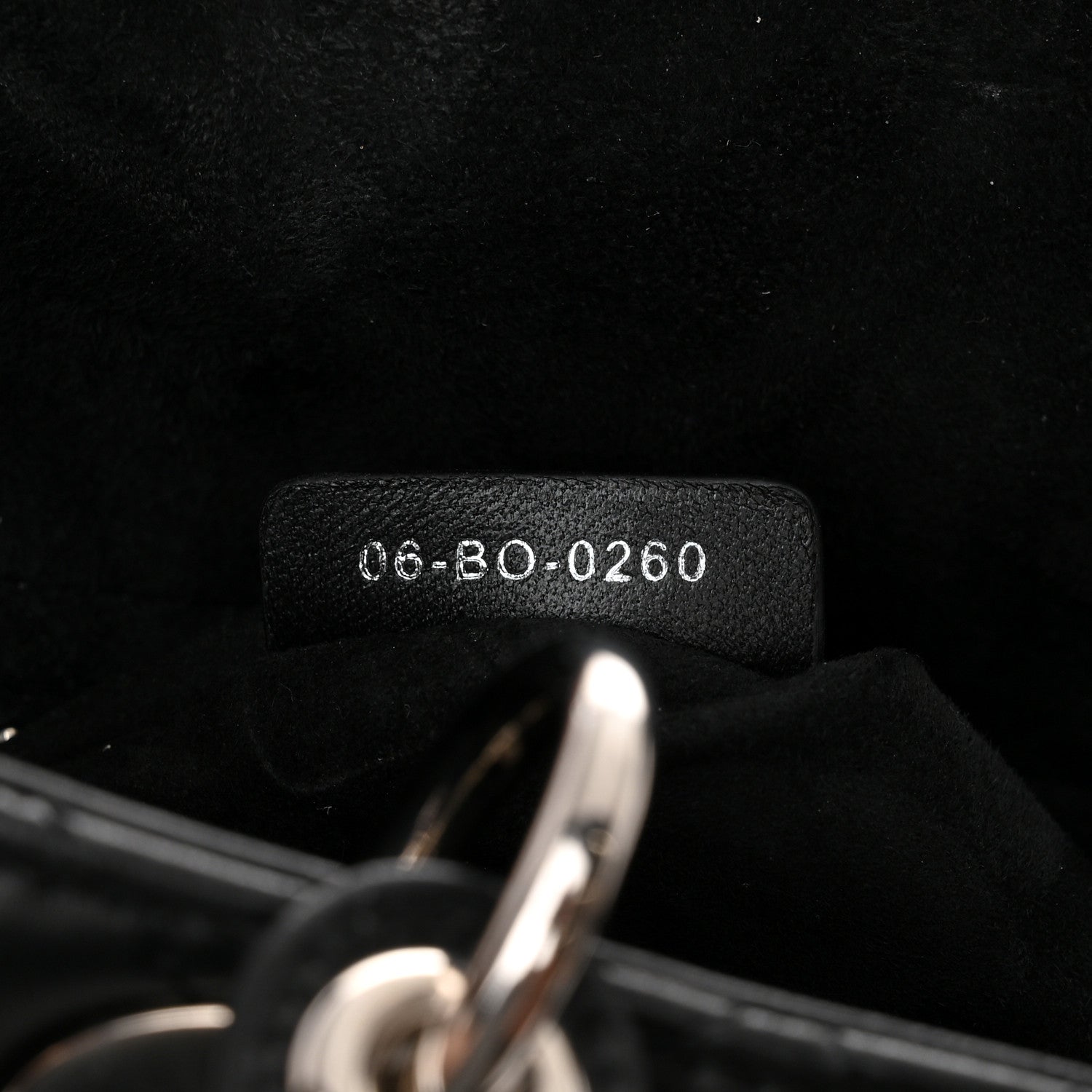 Christian Dior Lambskin Cannage Medium Lady Dior Black 7 of 10