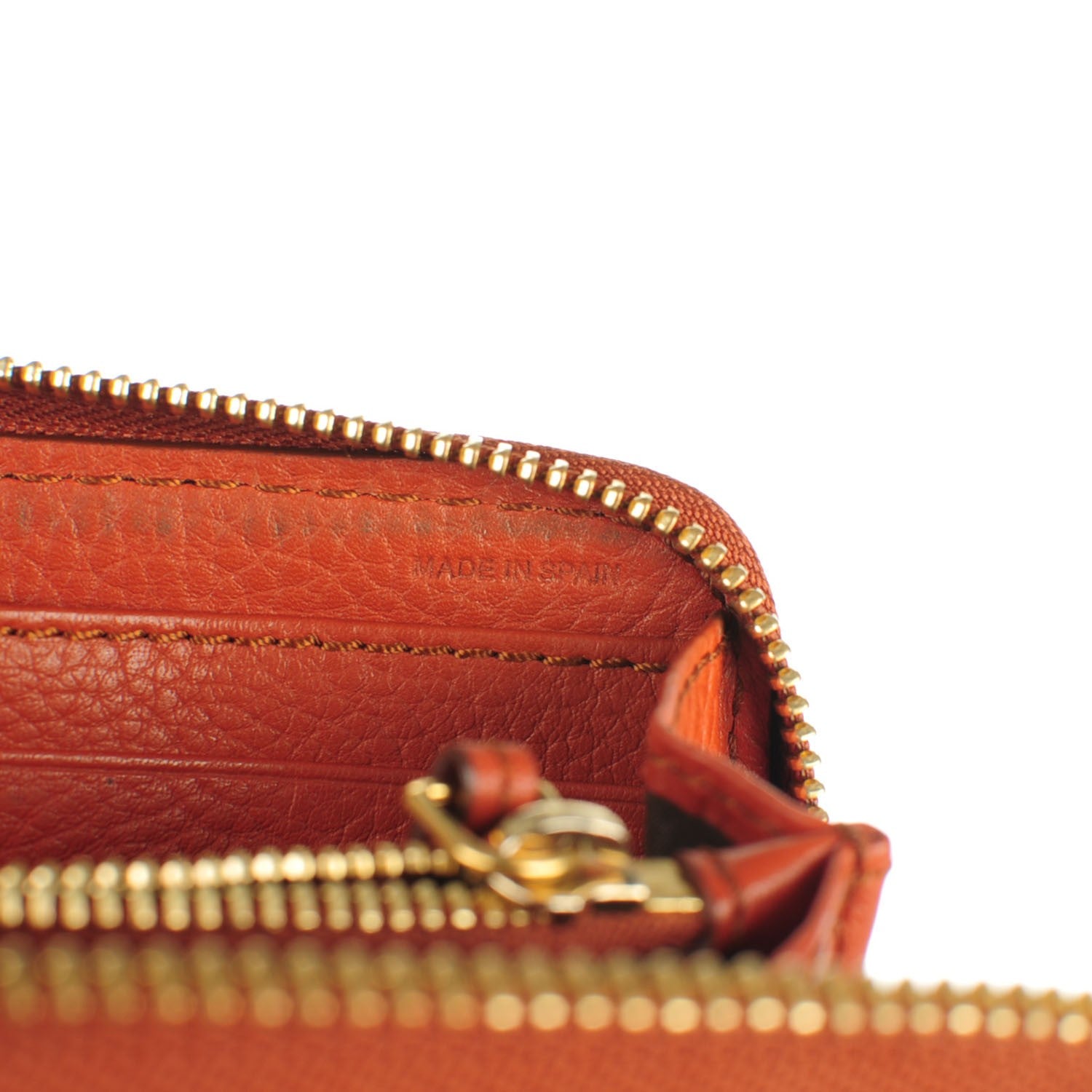 Chloe Grained Calfskin Marcie Long Zip Around Wallet Tan 7 of 8