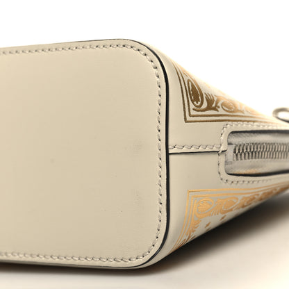 Gucci X SEGA Calfskin GUCCY Stars Mini Dome Shoulder Bag Mystic White Gold 10 of 12