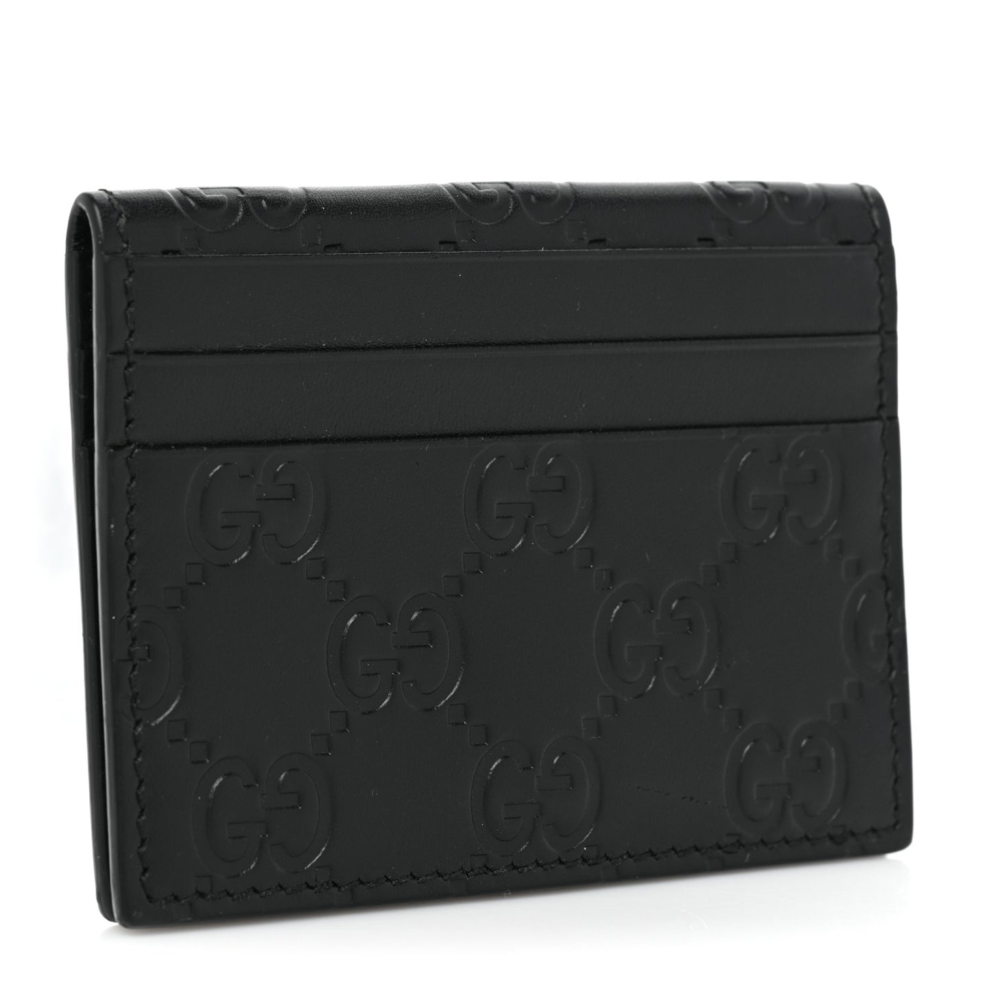 Guccissima Card Holder Black