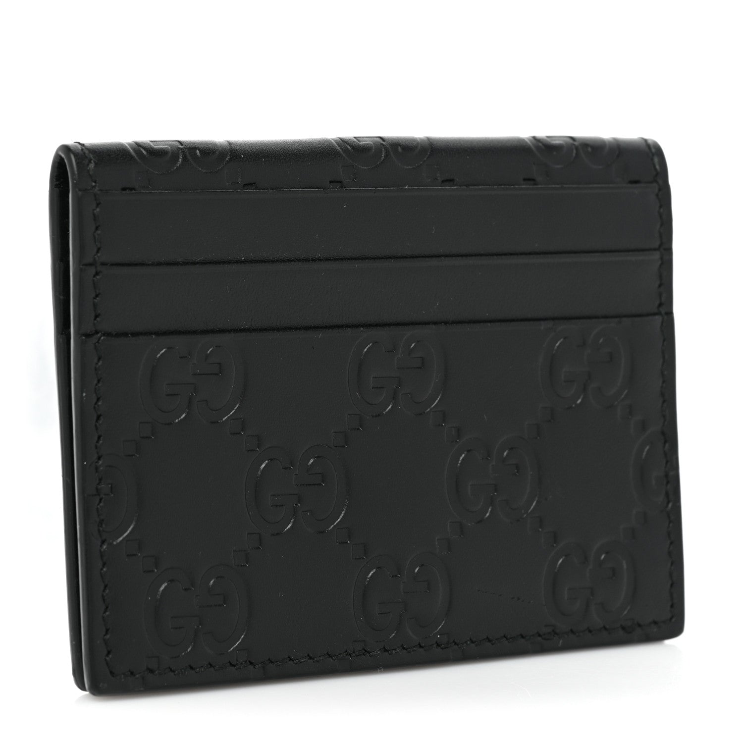 Gucci Guccissima Card Holder Black 3 of 8
