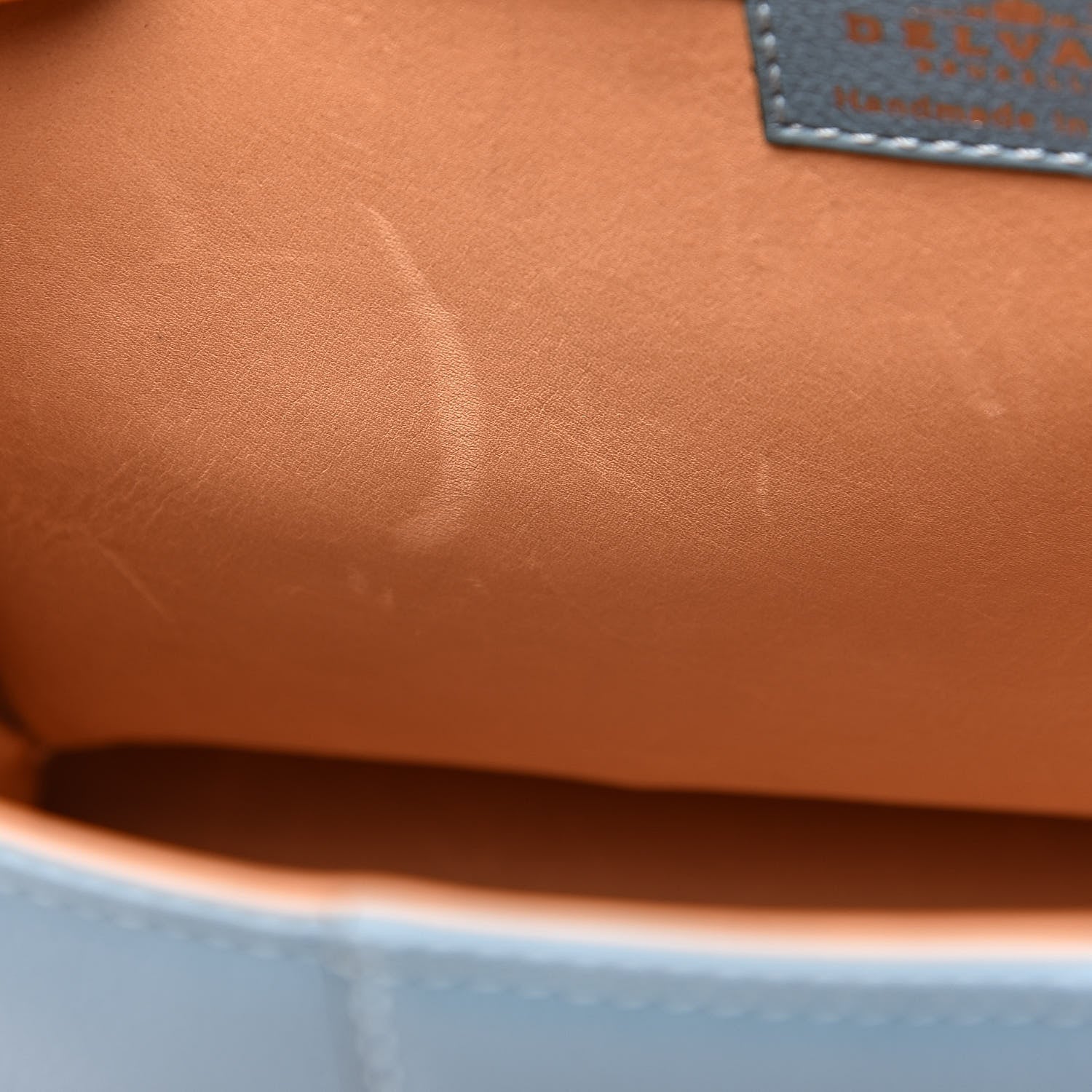 Delvaux Calfskin MM Brillant Satchel Blue 13 of 13