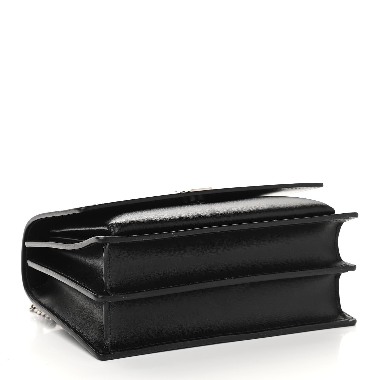 Saint Laurent Calfskin Medium Monogram Sunset Black 4 of 12