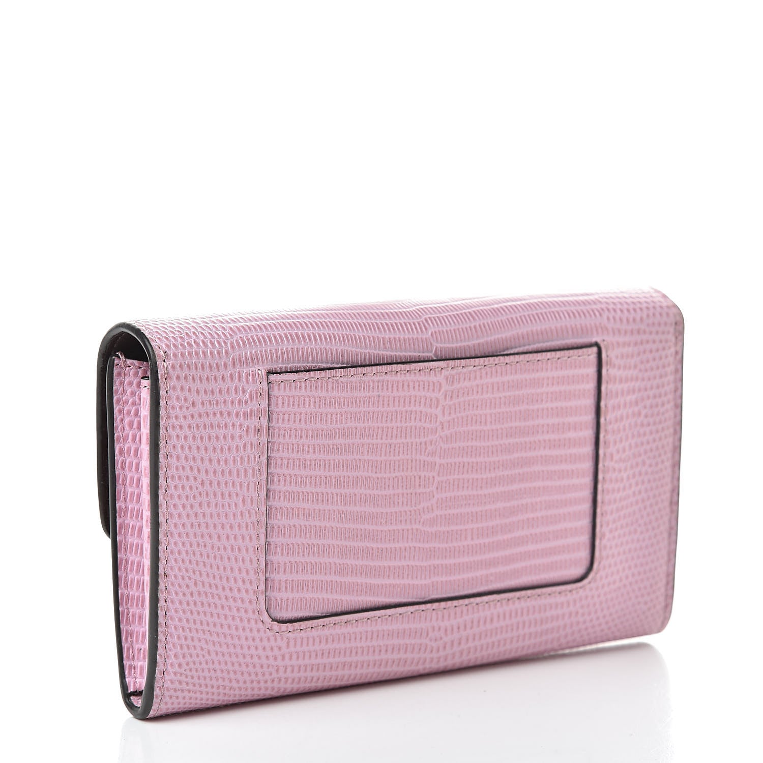 Mulberry Lizard Calfskin Embossed Darley Wallet Blossom 3 of 9