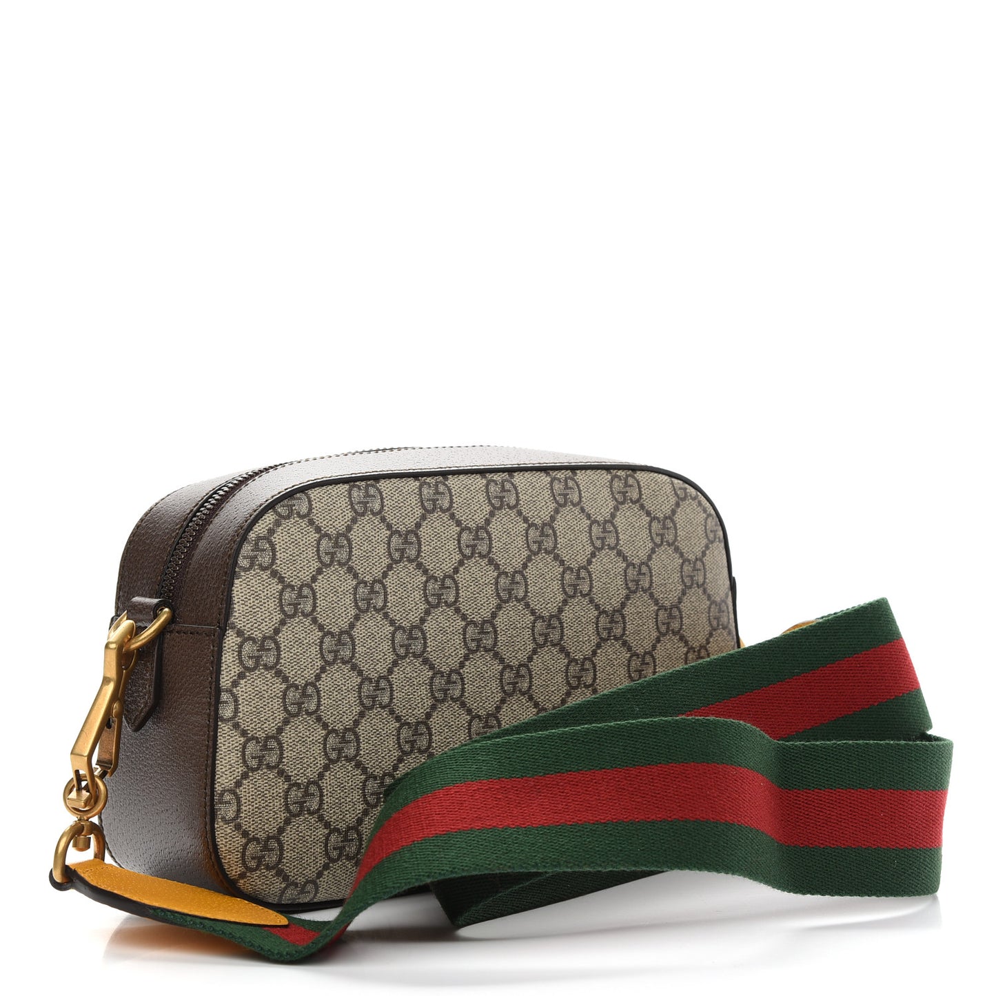 GG Supreme Monogram Web Neo Vintage Shoulder Bag Beige New Acero Crop