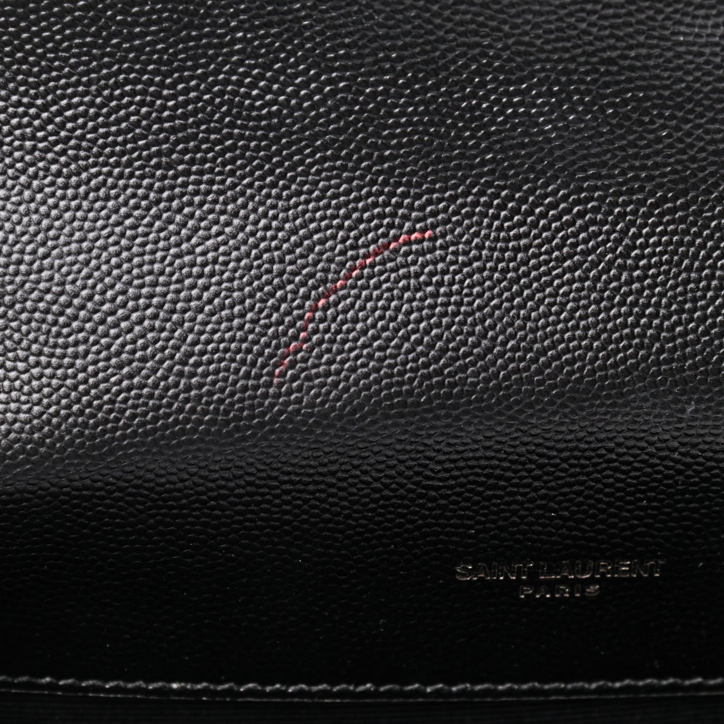Grain De Poudre Textured Mixed Matelasse Triquilt Small Monogram Satchel Black