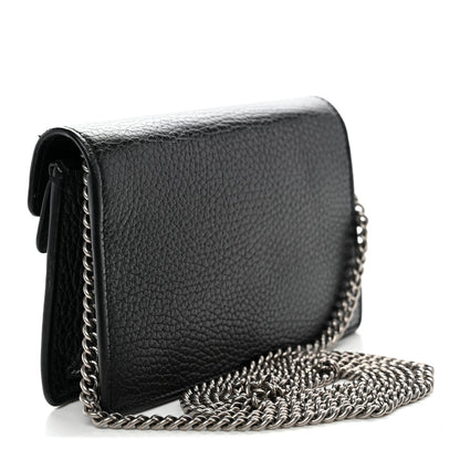 Gucci Calfskin Super Mini Dionysus Shoulder Bag Black 2 of 11