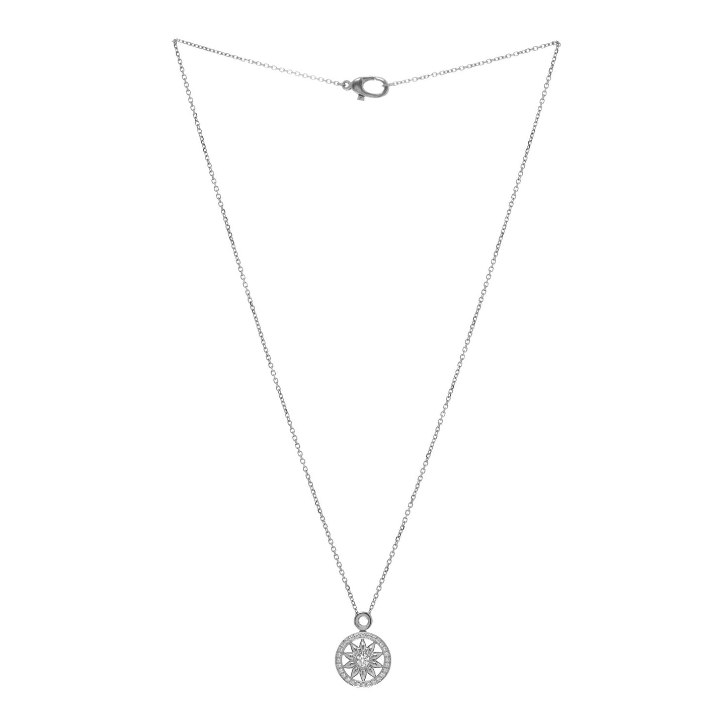 Platinum Diamond Winston Gates Pendant Necklace