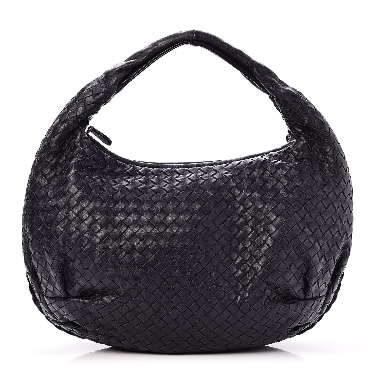 Bottega Veneta Nappa Intrecciato Medium Belly Veneta Hobo Ink 1 of 8