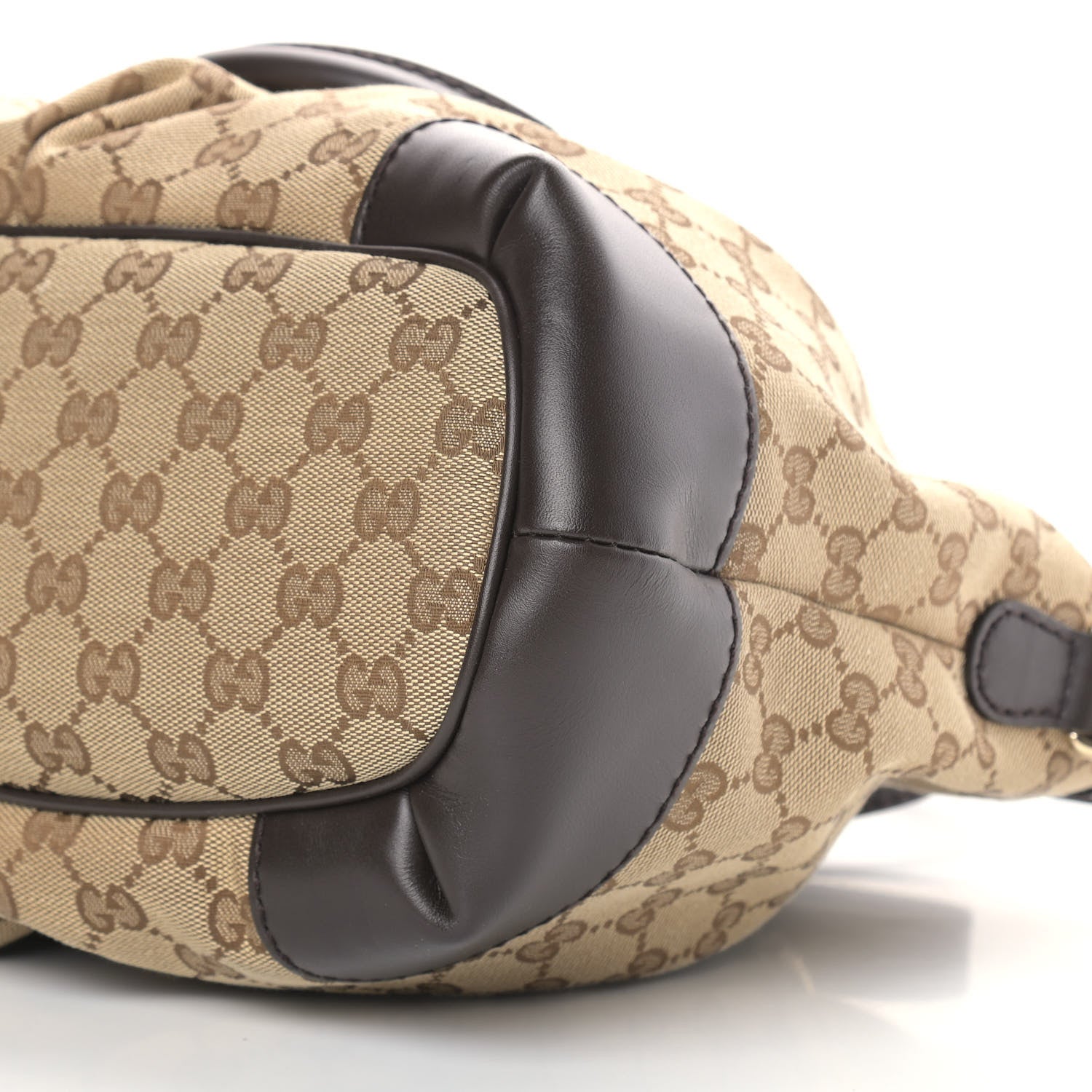 Gucci Monogram Medium Sukey Top Handle Dark Brown 9 of 9