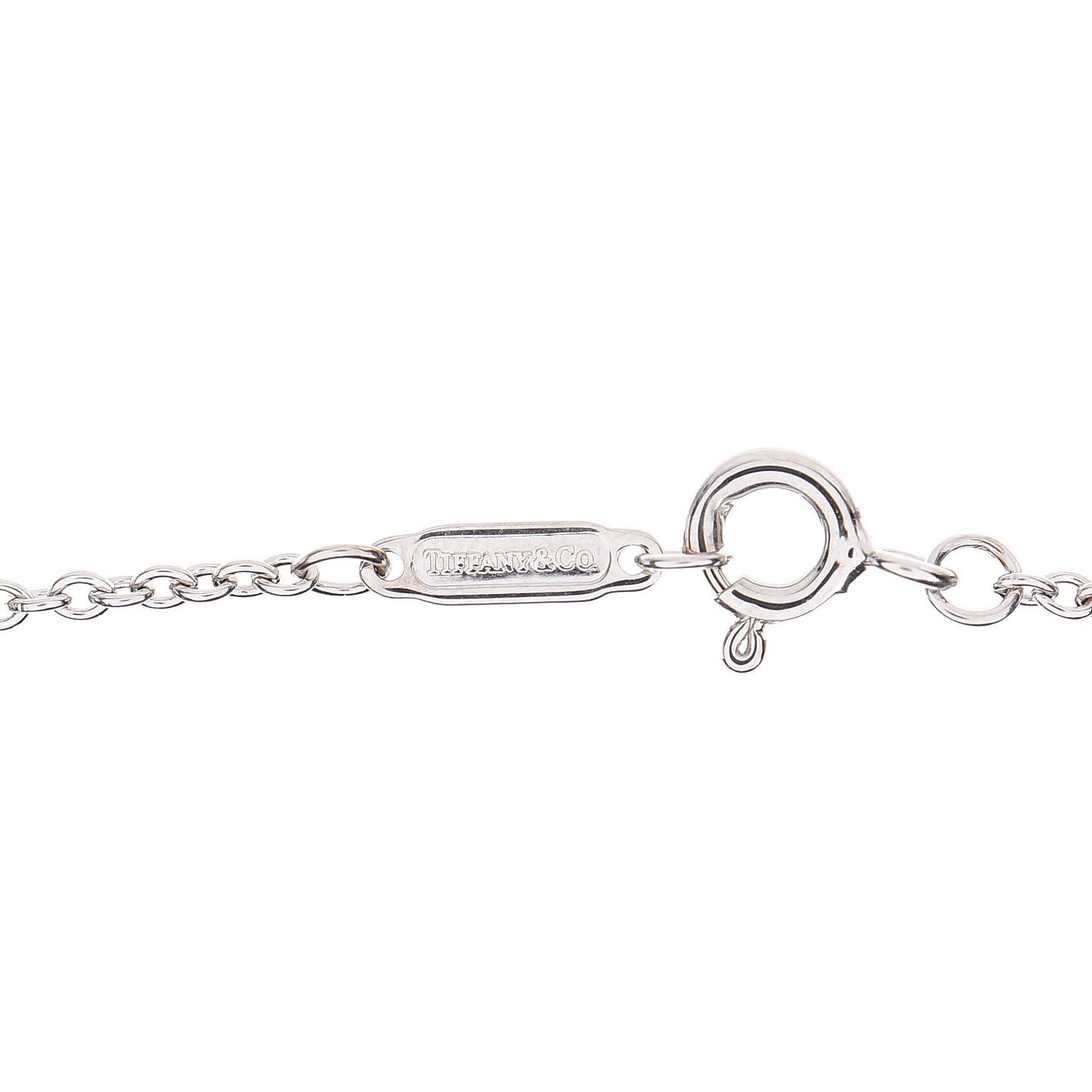 18K White Gold Amethyst Iolite Drop Pendant Necklace