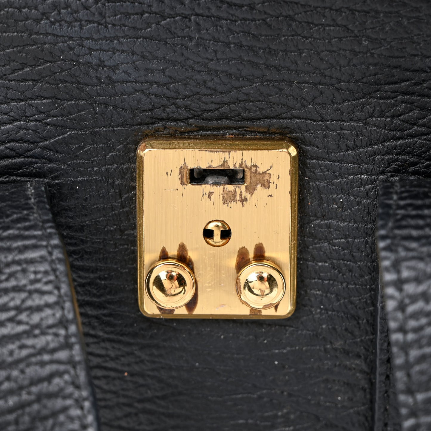 Textured Calfskin Mini Pashli Satchel Black