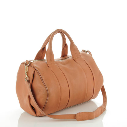 Alexander Wang Soft Pebbled Lambskin Rocco Tan Pale Gold Hardware 3 of 9
