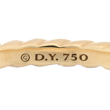 David Yurman 18K Yellow Gold 2mm Cable Classics Band Ring 58 8.5 4 of 4