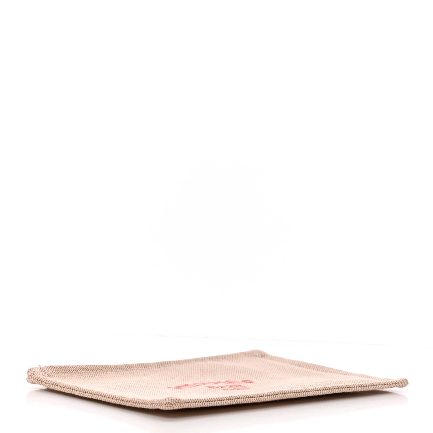 Hermes Toile Flat Yachting Pouch Rouge 4 of 6