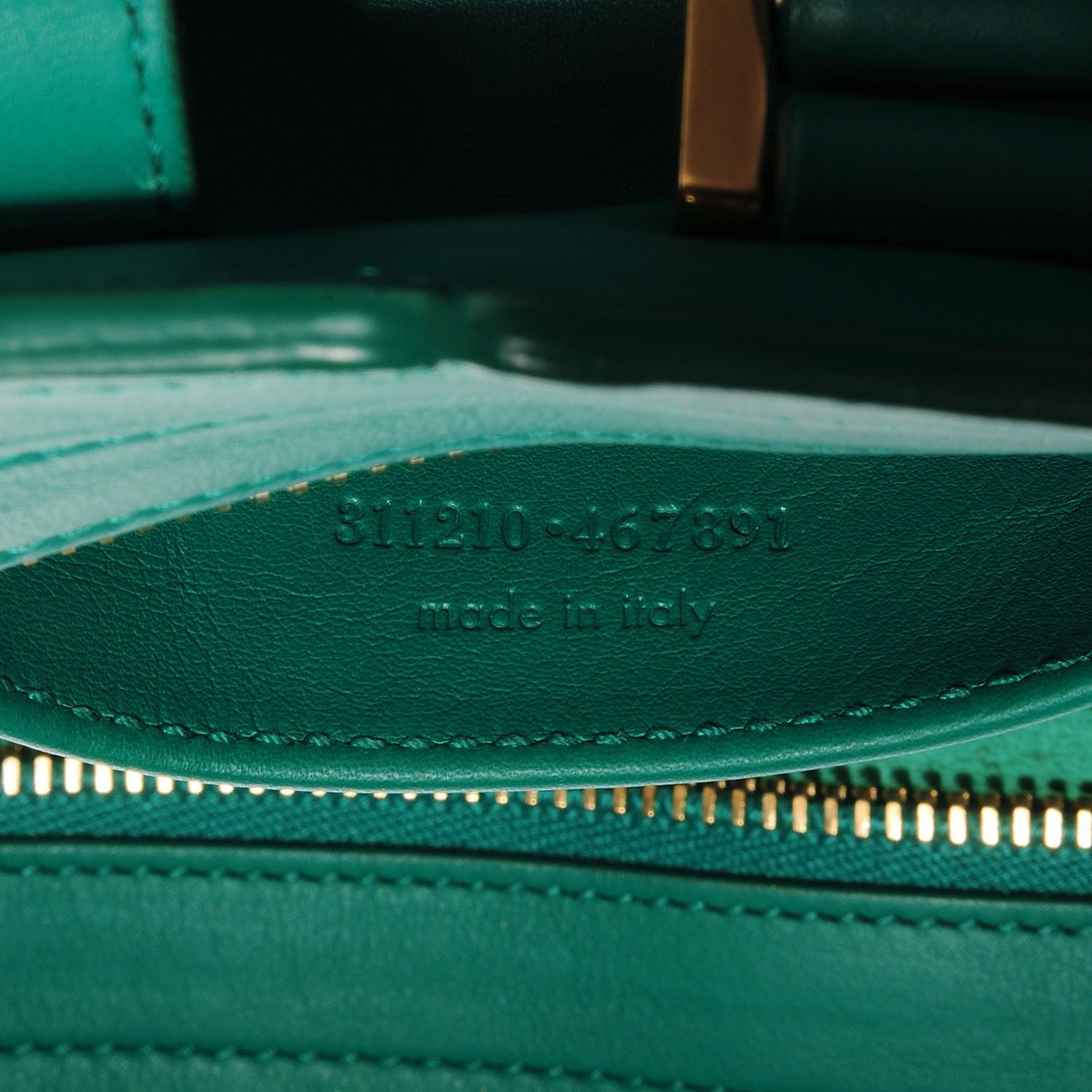 Saint Laurent Calfskin Small Classic Y Cabas Green 13 of 14