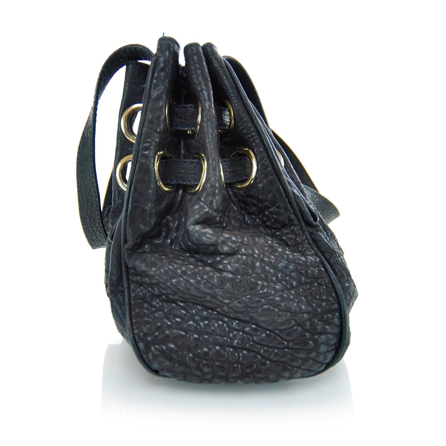 Jimmy Choo Drummed Leather Riki Blue 7 of 10