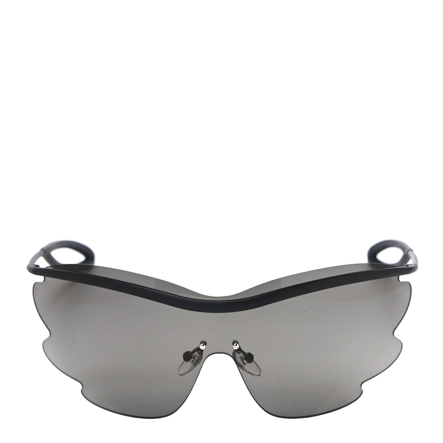 Metal Bohemian Vuittony Mask Sunglasses Z1227U Black