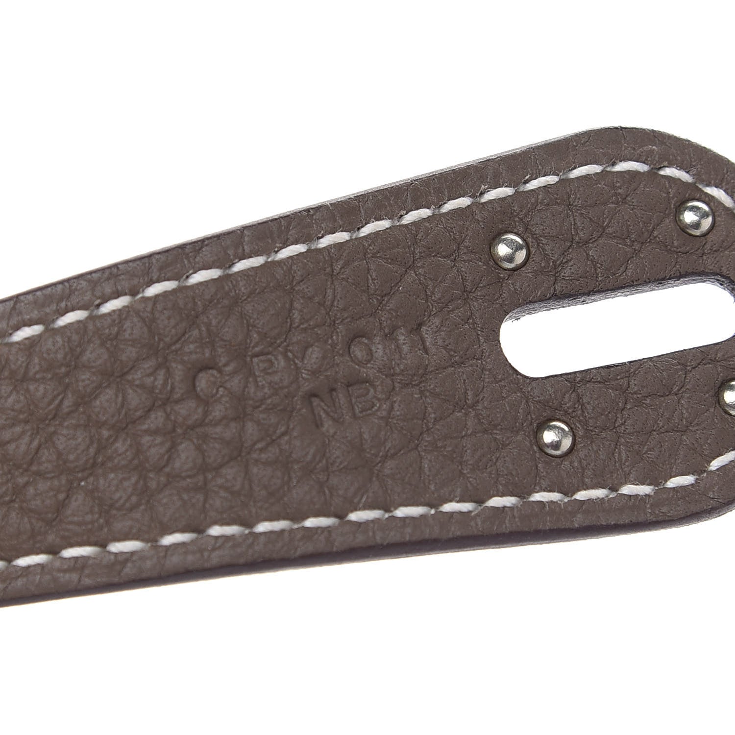 Hermes Taurillon Clemence Lindy 30 Etoupe 7 of 9