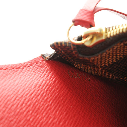 Louis Vuitton Damier Ebene Josephine Wallet Red 6 of 6