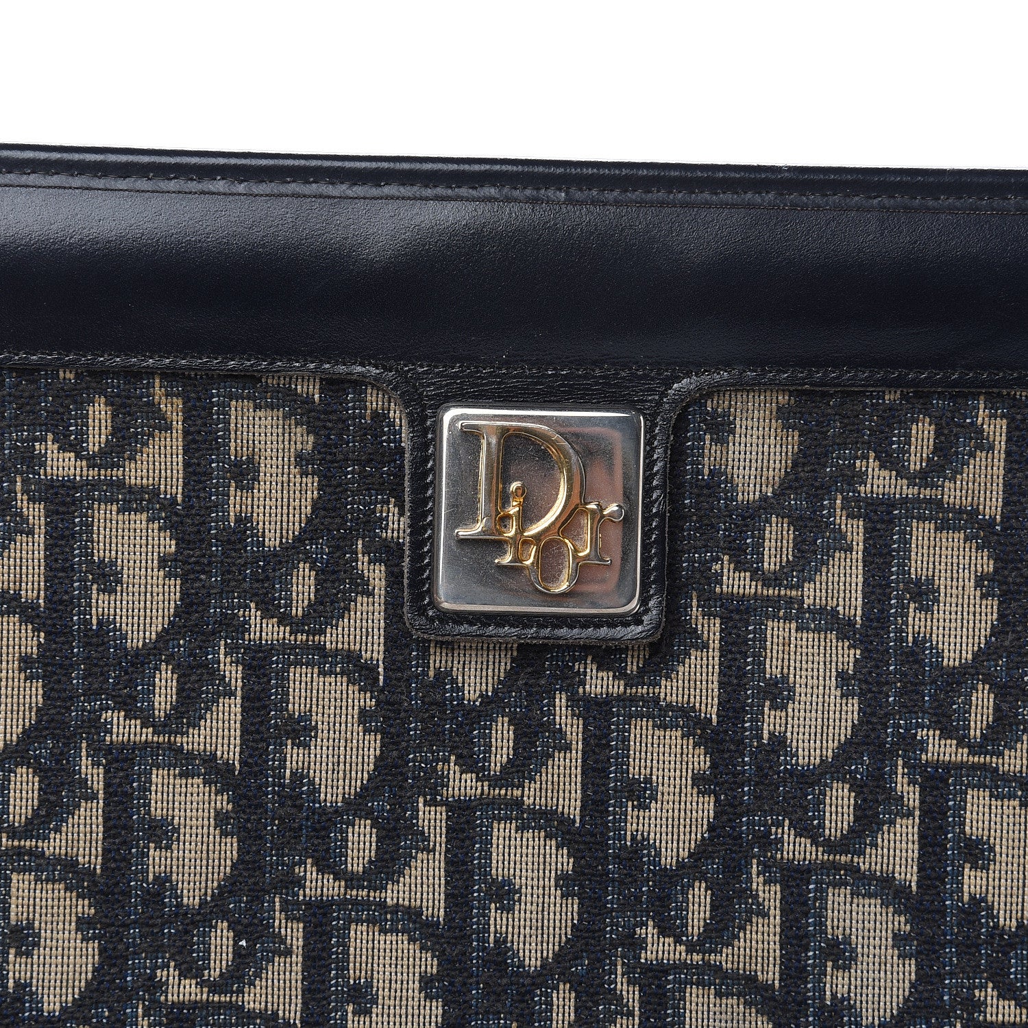Christian Dior Monogram Pouch Clutch Blue 12 of 12