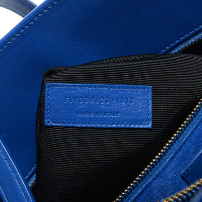 Saint Laurent Leather Small Sac de Jour Royal Blue 7 of 8