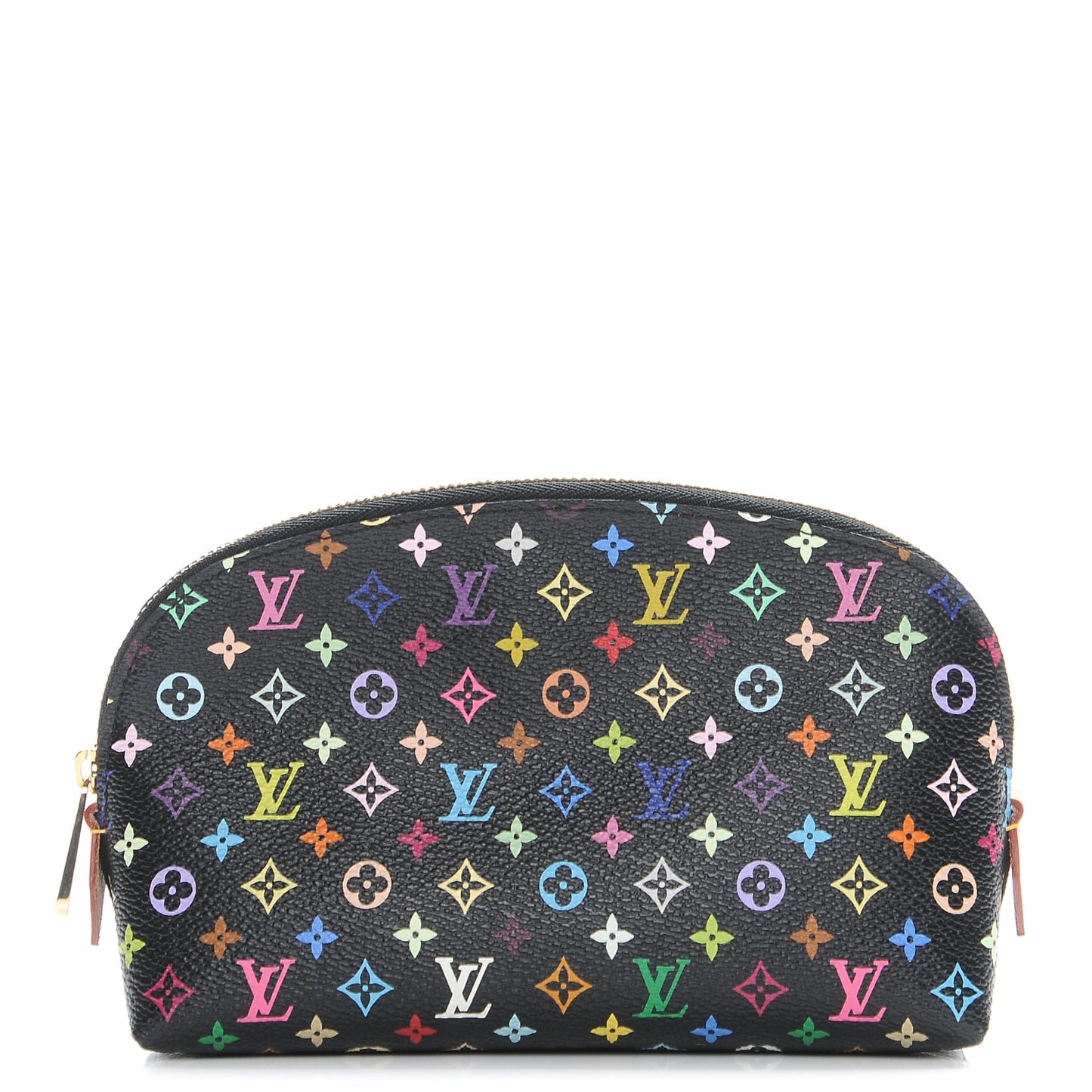Monogram Multicolor Cosmetic Pouch Black Grenade