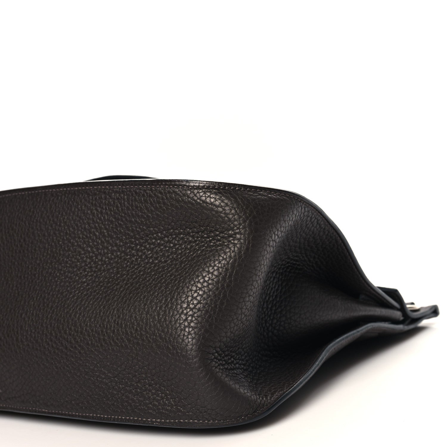 Hermes Taurillon Clemence Jypsiere 34 Chocolate 10 of 11