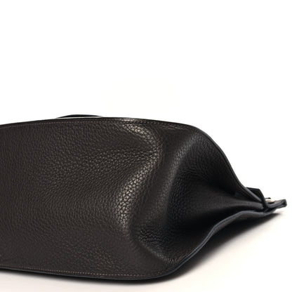 Hermes Taurillon Clemence Jypsiere 34 Chocolate 10 of 11