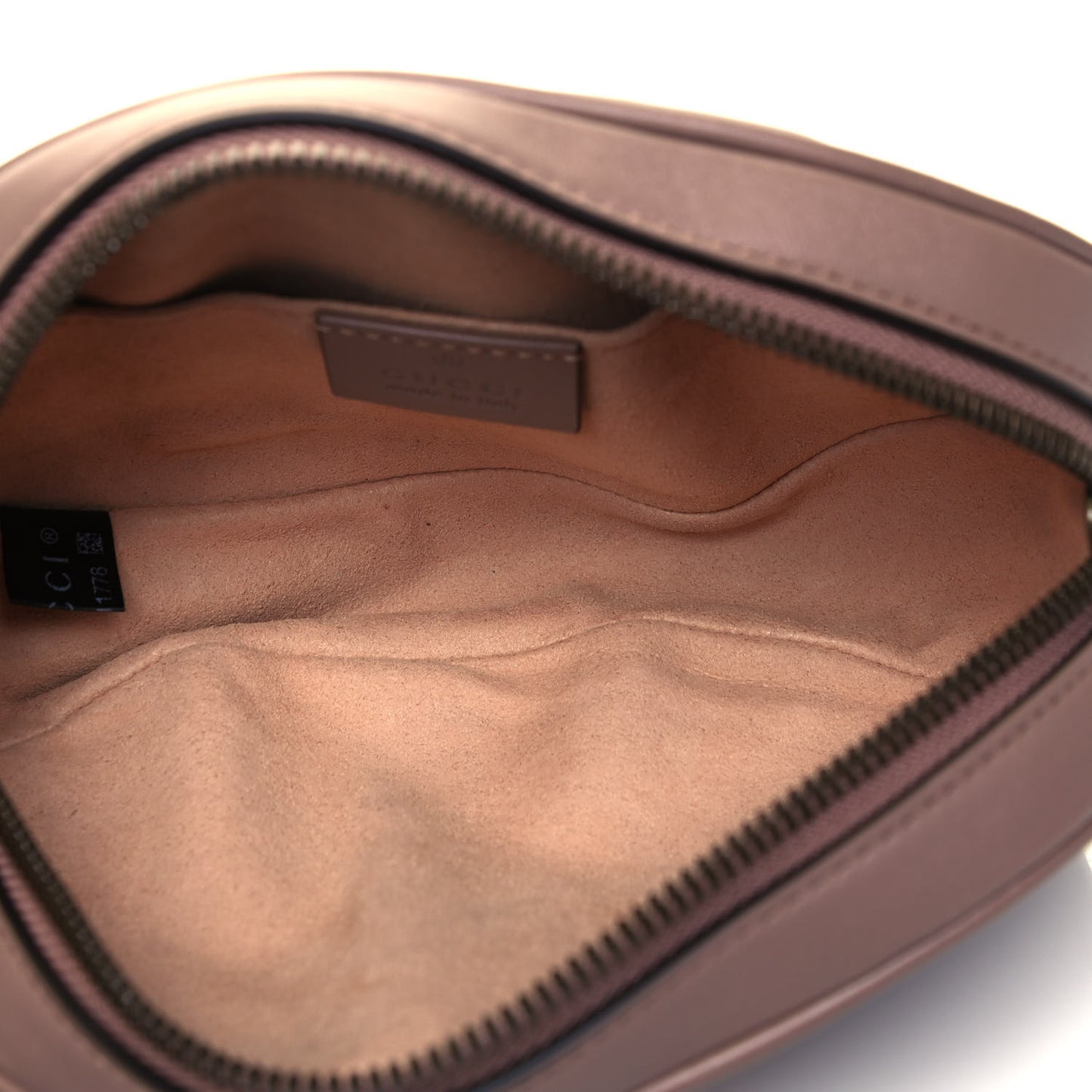 Calfskin Matelasse GG Marmont Belt Bag 75 30 Porcelain Rose